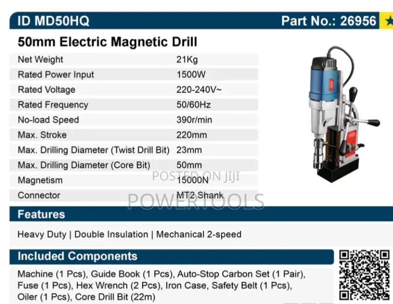 Electric Magnetic Drill 1500w