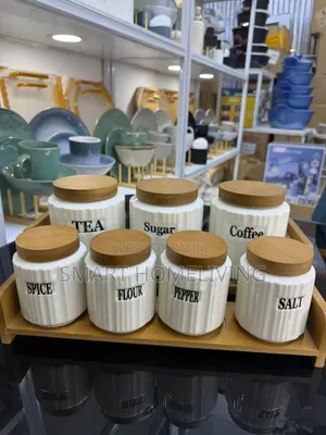 7 Piece Ceramic Kitchen Canister