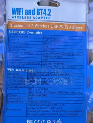 WiFi + Bluetooth USB Adapter Dongle – Wireless Network Bluetooth