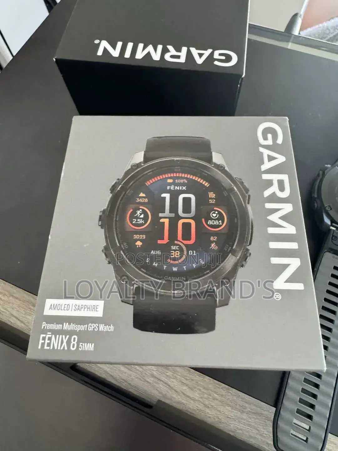 Garmin Fenix 8 51mm – Multisport Smartwatch Outdoor, Hiking Fitness