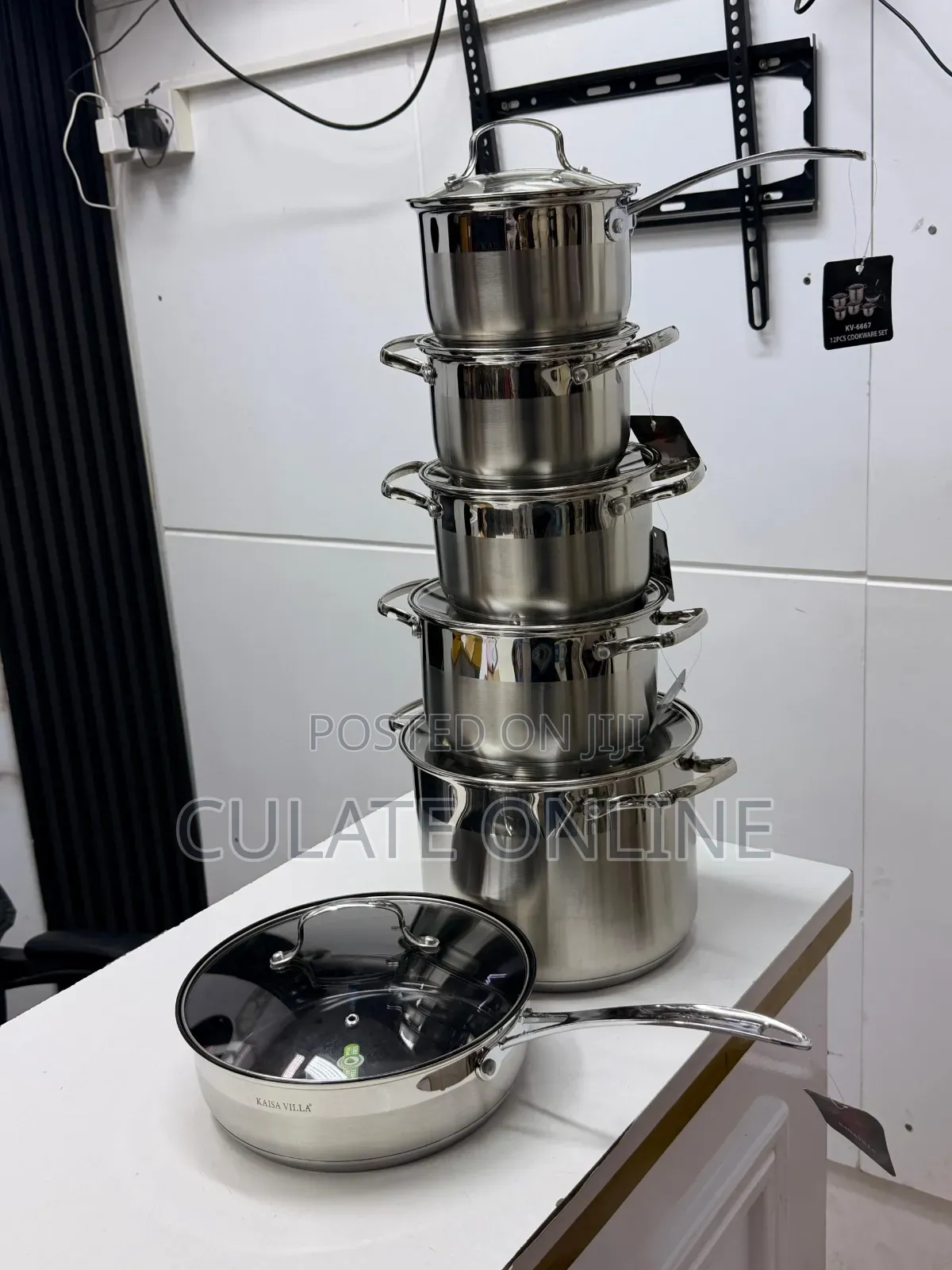 6pcs Kaisavilla Stainless Steel Cookware Set