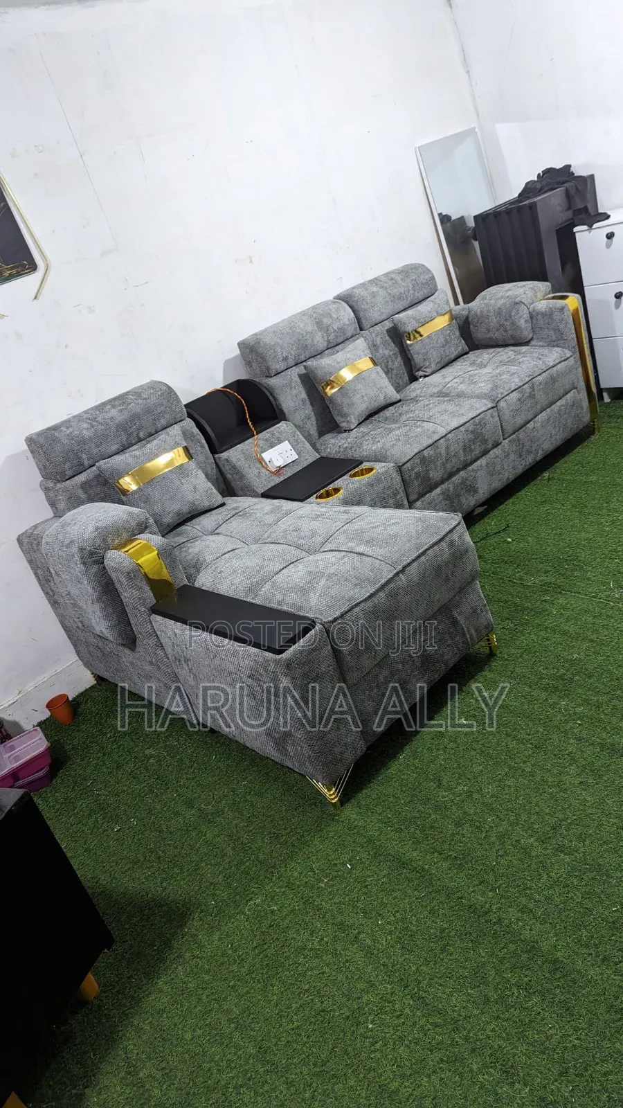 Sofa Ya L Shape Ya Watu Watano