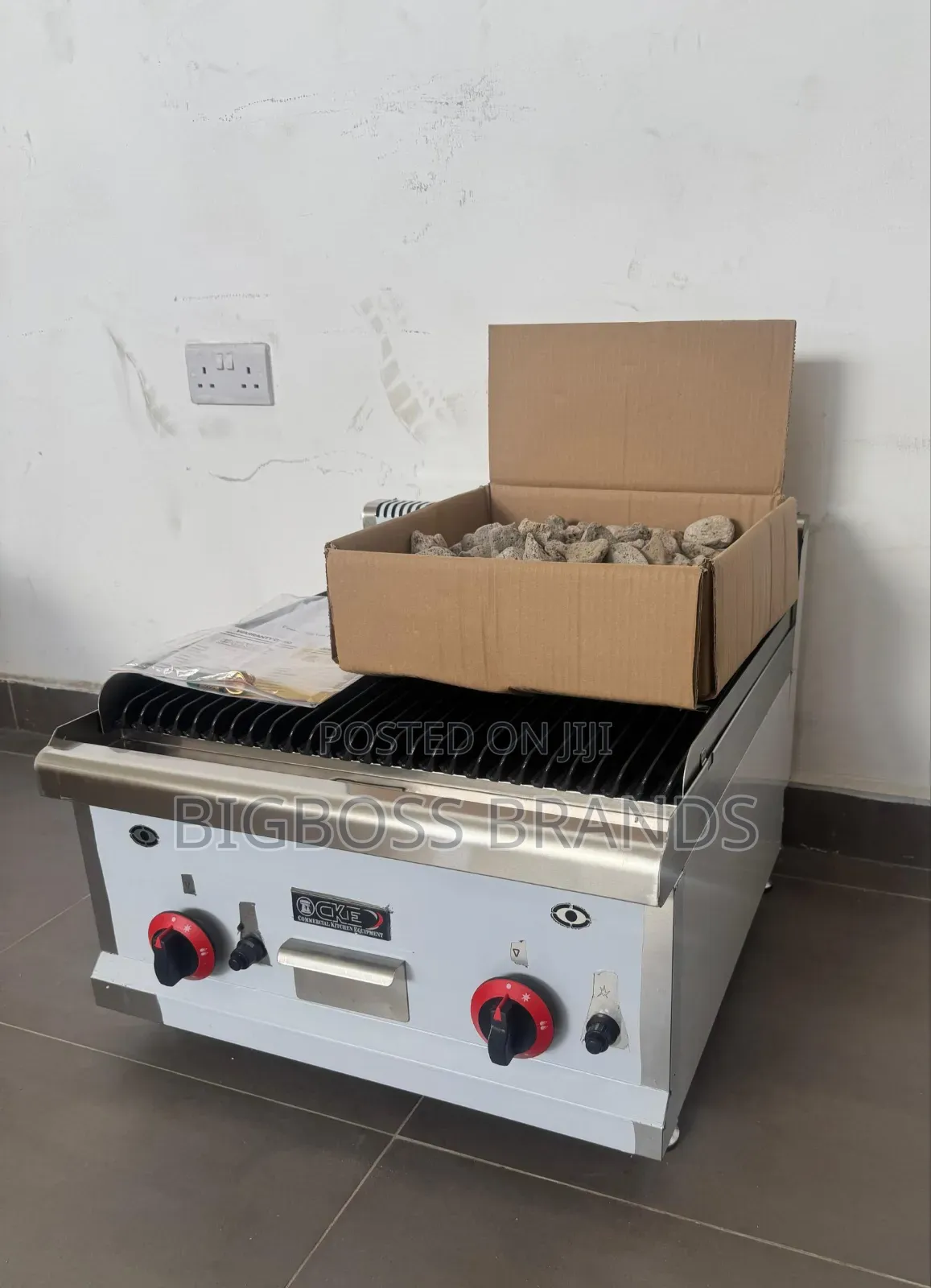 2 Burners Gas Lava Rocks Grill (60cm) Jiko La Kuchomea Nyama/Barbecues