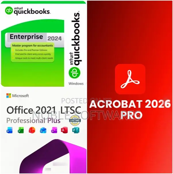 Intuit Quickbooks Enterprise 2024 + Microsoft Office 2021 + Acrobat