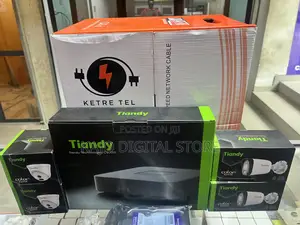 Fully Kit 4 Tiandy CCTV Camera With Installation Fee