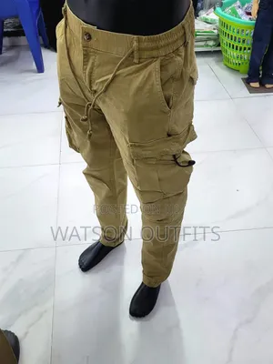 Cargo Pants or Trousers or Suruali Za Cargo Materials High Quality