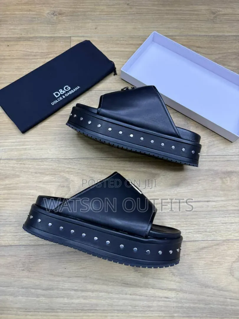 Men's New and Original Leather Sandals Tomford Zara Maschino Branded