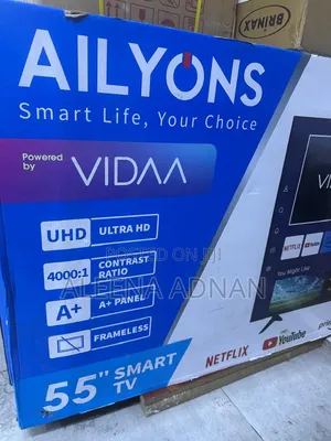 Ailyons 55 Tv. Powered by Vidaa