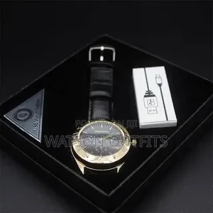 Men's New and Original Leather Straps Watches With Fire Lighter Nicely