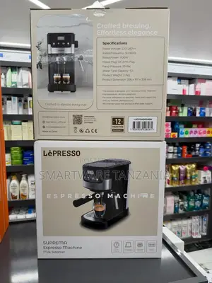 Lepresso Suprema Espresso Machine With Milk Steamer 20 Bar Pump