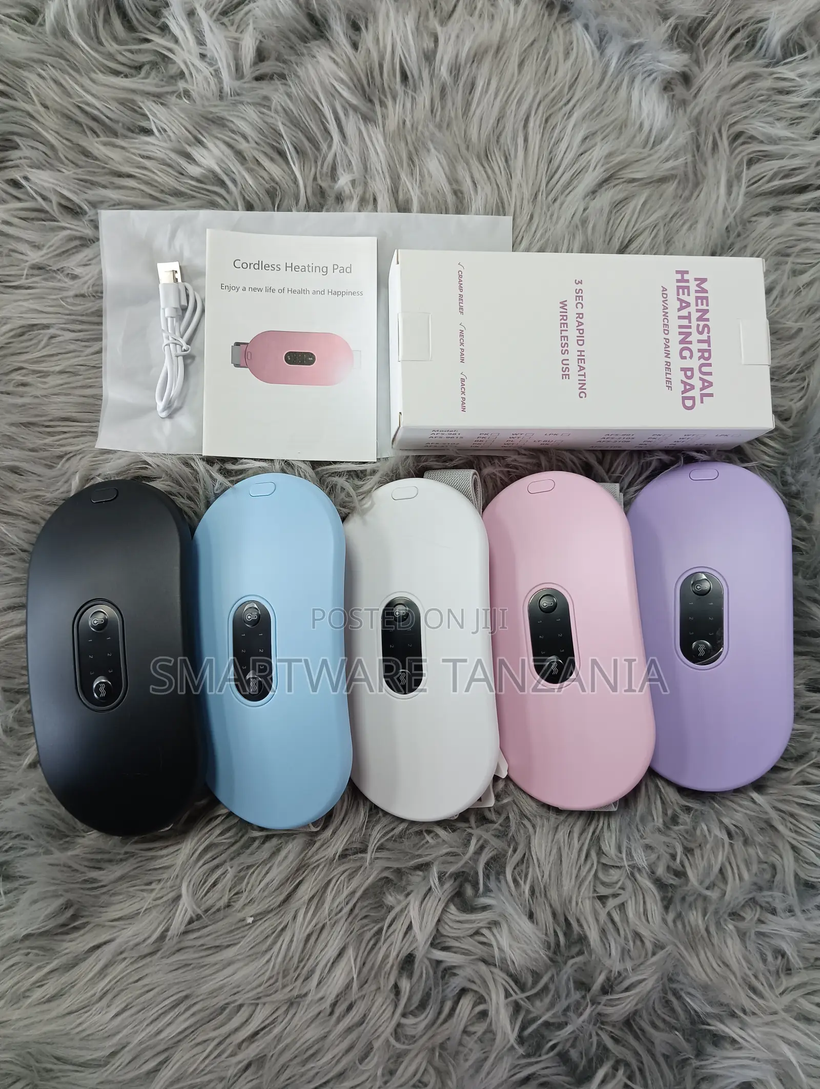 Cordless Menstrual Heating Pad Portable Pain Relief Rechargeable