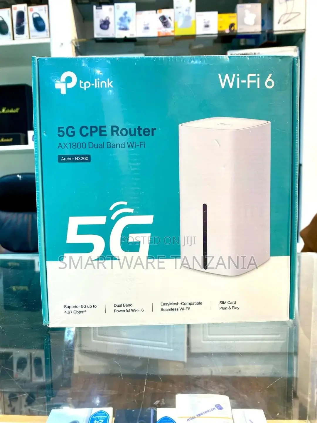 Tp-Link 5g Cpe Router Ax1800 Dual Band Wifi 6 High Speed