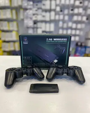Wireless 2.4g Game Stick Console With Dual Controllers Retro