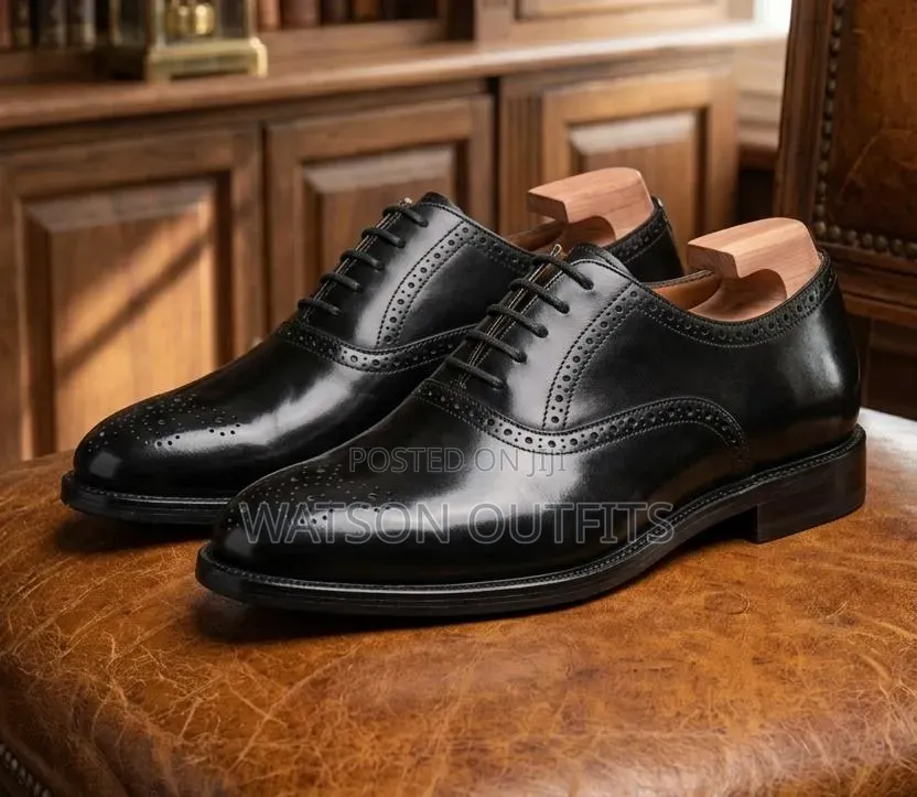 Men's Leather Shoes Materials Completely Quality Anax Smartly Branded