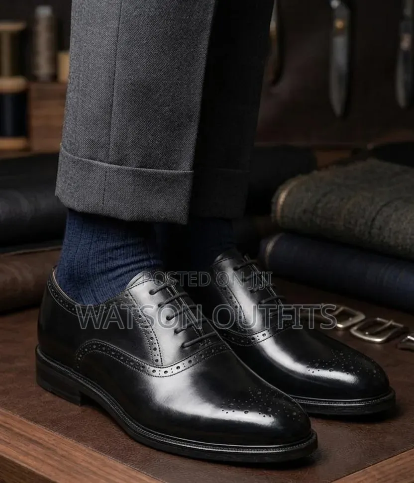 Men's Leather Shoes Materials Completely Quality Anax Smartly Branded