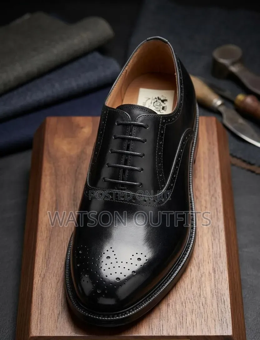 Men's Leather Shoes Materials Completely Quality Anax Smartly Branded