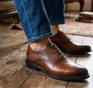 Men's Leather Shoes Materials Completely Quality Anax Smartly Branded