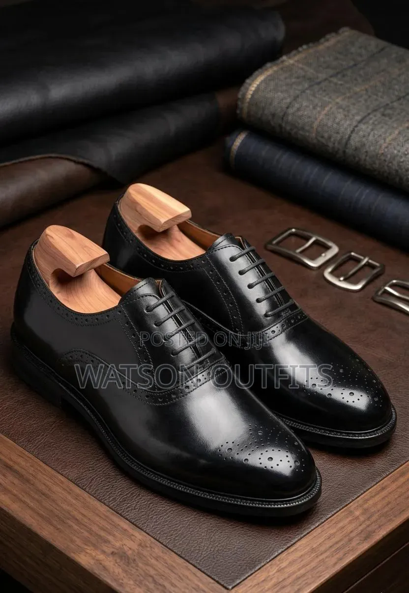Men's Leather Shoes Materials Completely Quality Anax Smartly Branded