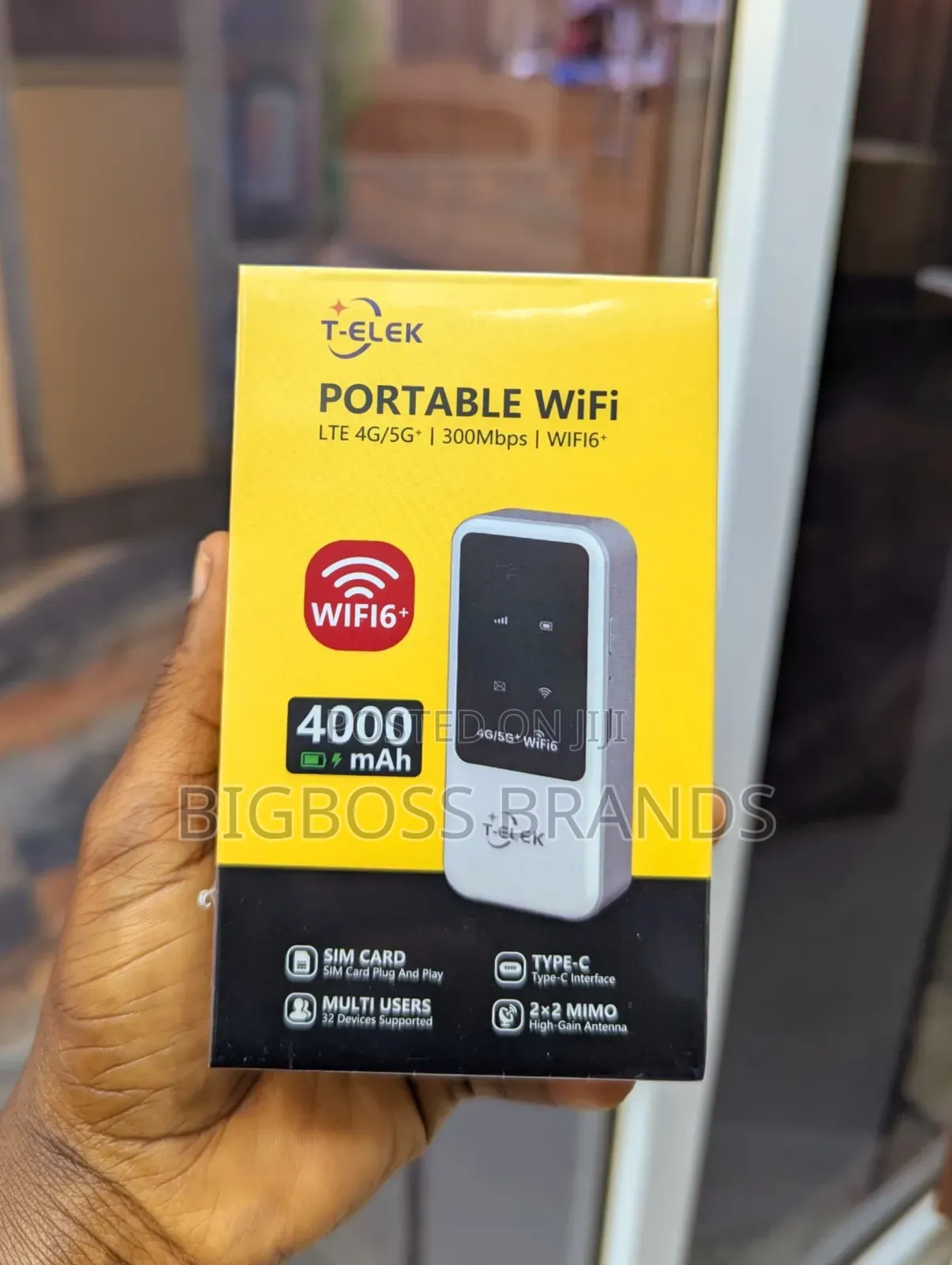 T-Elek Portable Pocket Wi-Fi 6+ Inaunganisha Hadi Watu 32