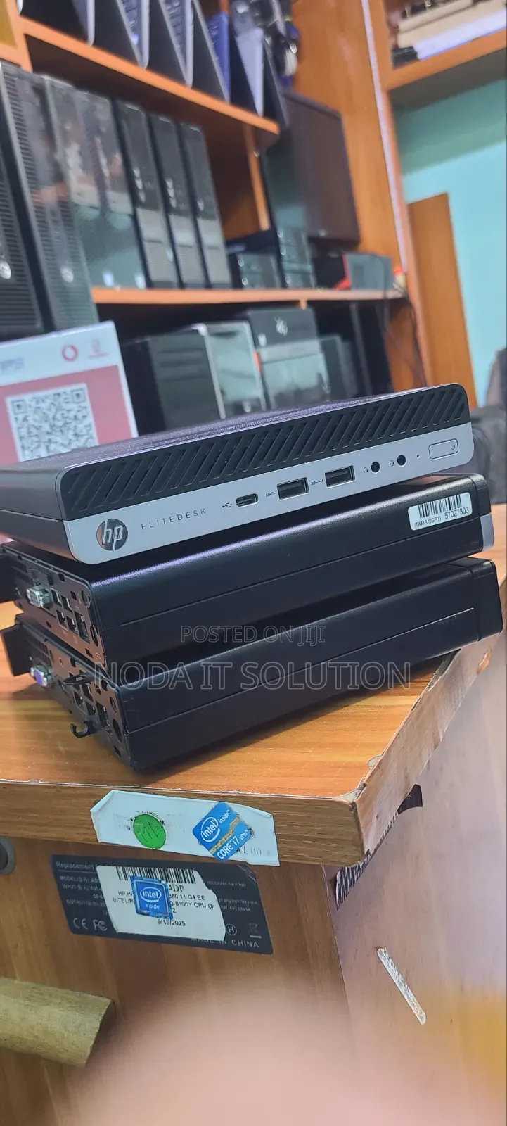 New Desktop Computer HP EliteDesk 705 G3 8GB Intel Core i3 HDD 500GB
