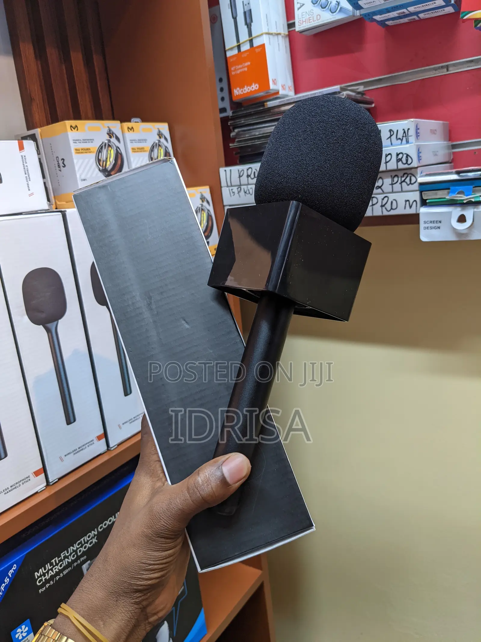 Wireless Microphone Handled Stick