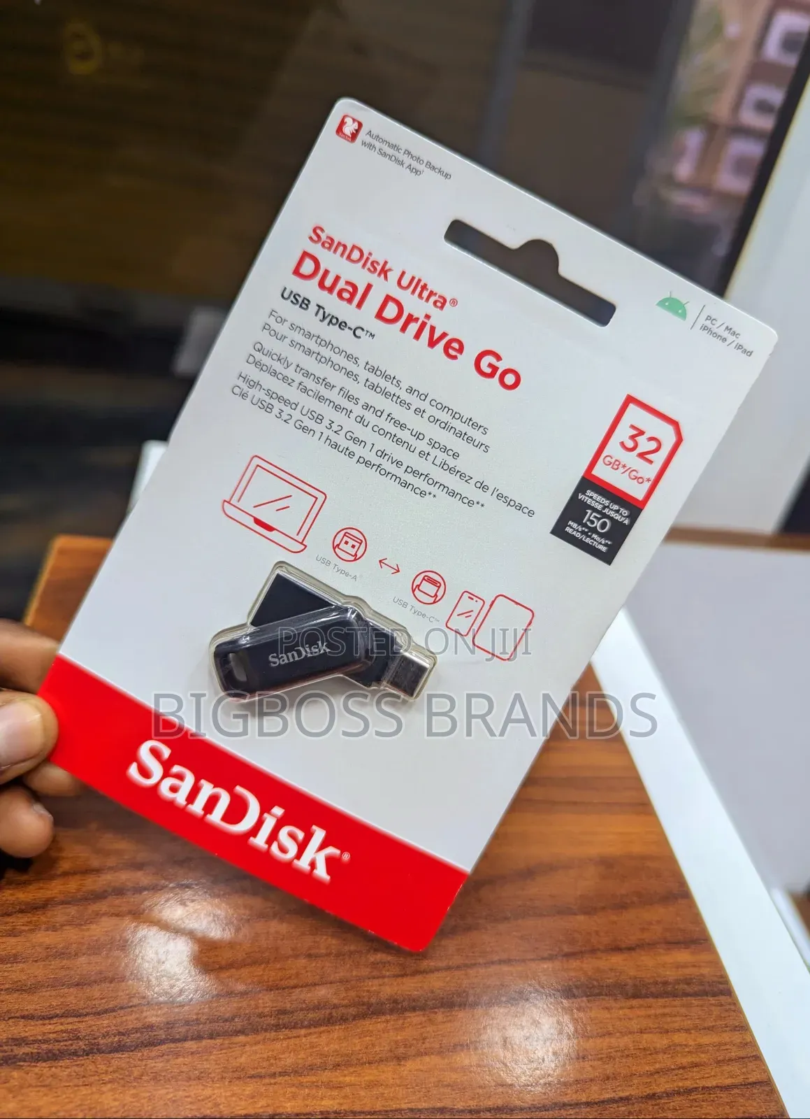 Original Sandisk Type C Usb Flash 32gb