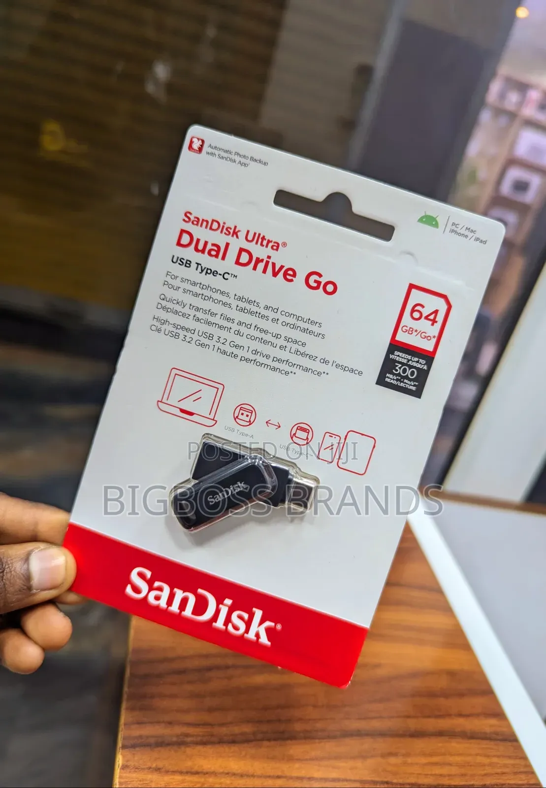 Original 64g Bsandisk Type C Usb Flash