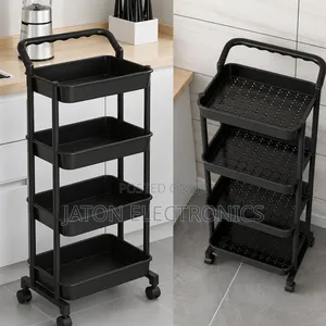 4-Tier Rolling Storage Trolley