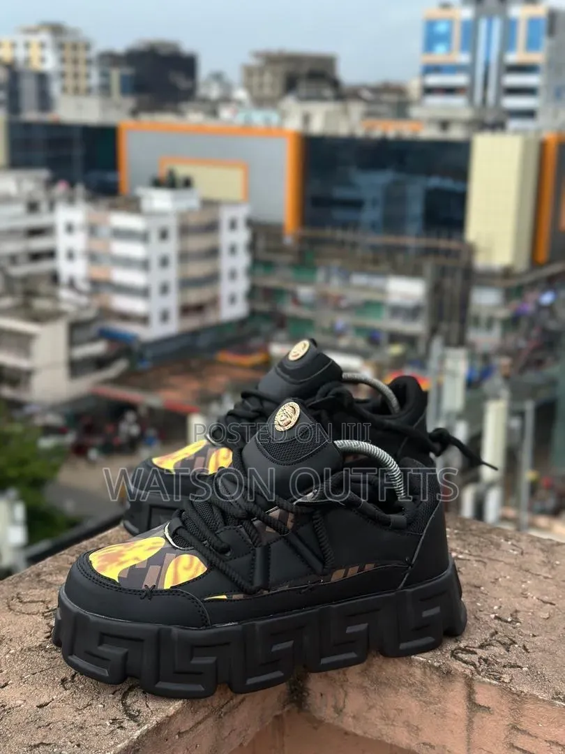 Versace Smartly Branded Colours Multi Men's New and Original Shoes