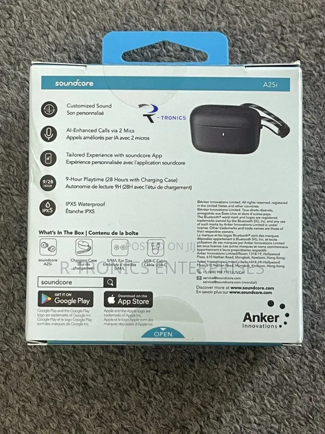 Anker Soundcore A25i True Wireless Bluetooth Earbuds - Black