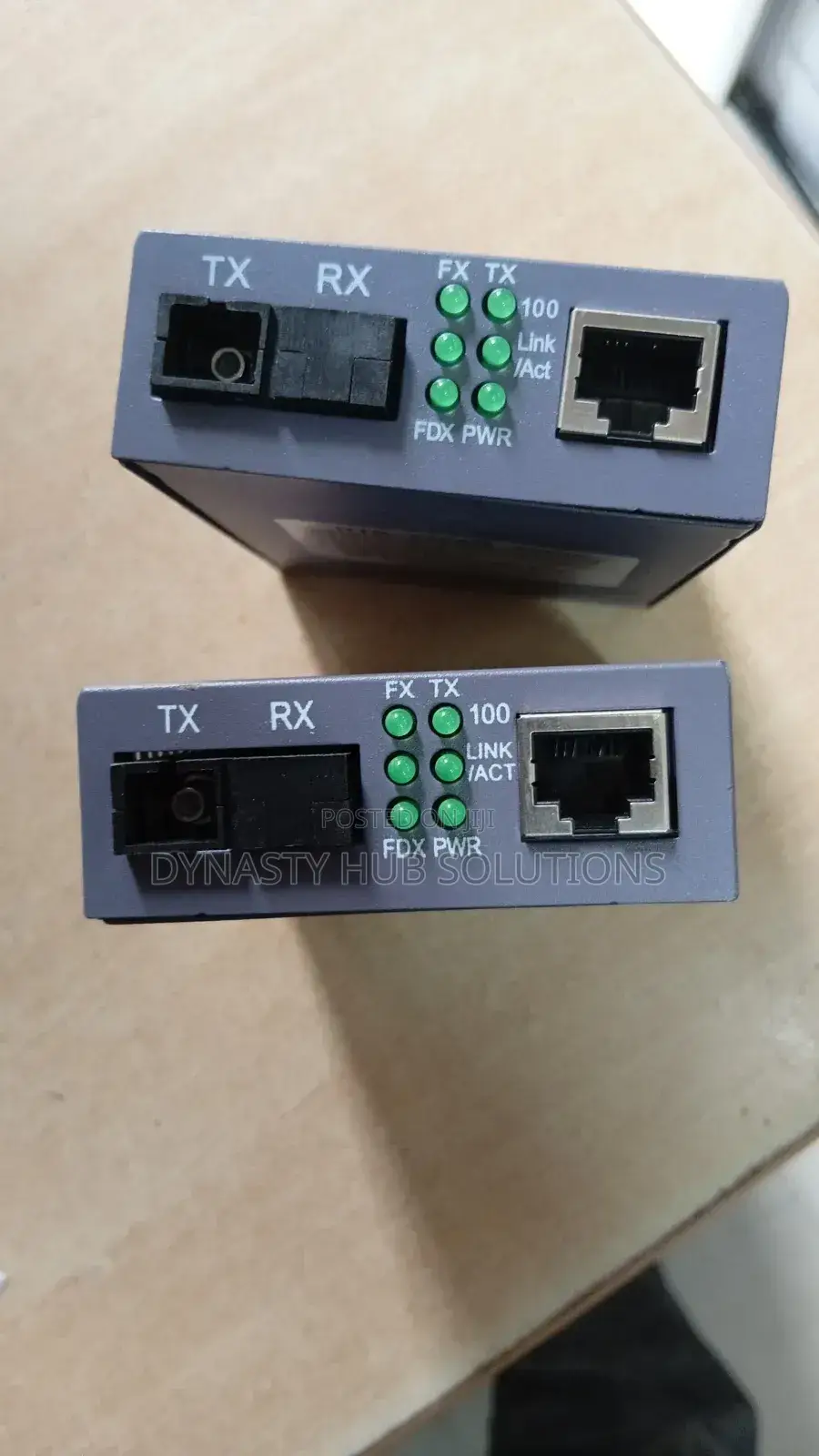 Fiber Media Converter a and B Terminal
