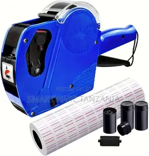 Mx5500 Eos Price Gun Blue 8 Digit Label Maker With Supplies
