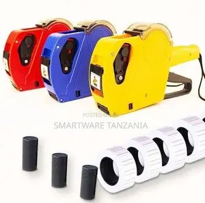 Mx5500 Price Label Gun Red Blue Yellow Set With Labels Rolls