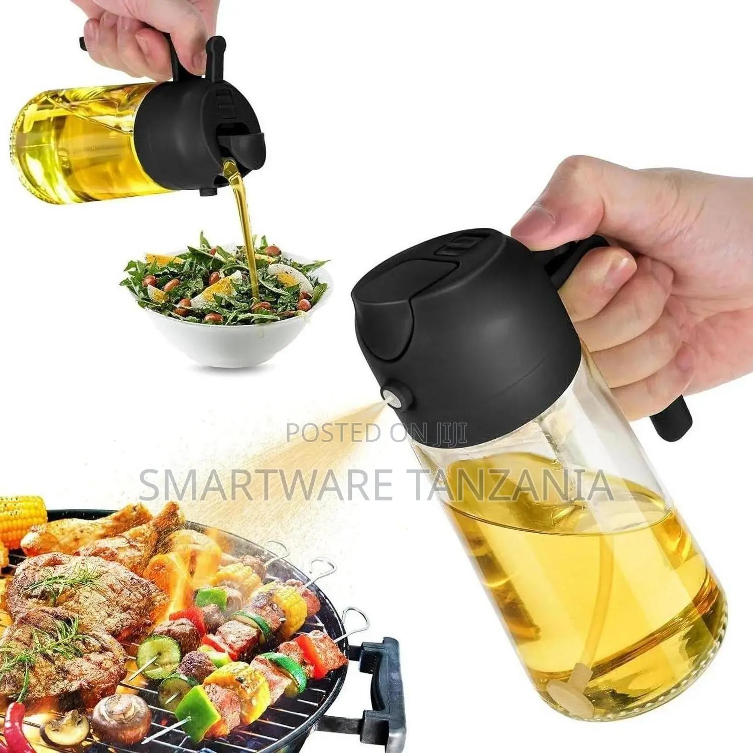 Glass Oil Spray Dispenser Bottle For Bbq Salad Cooking