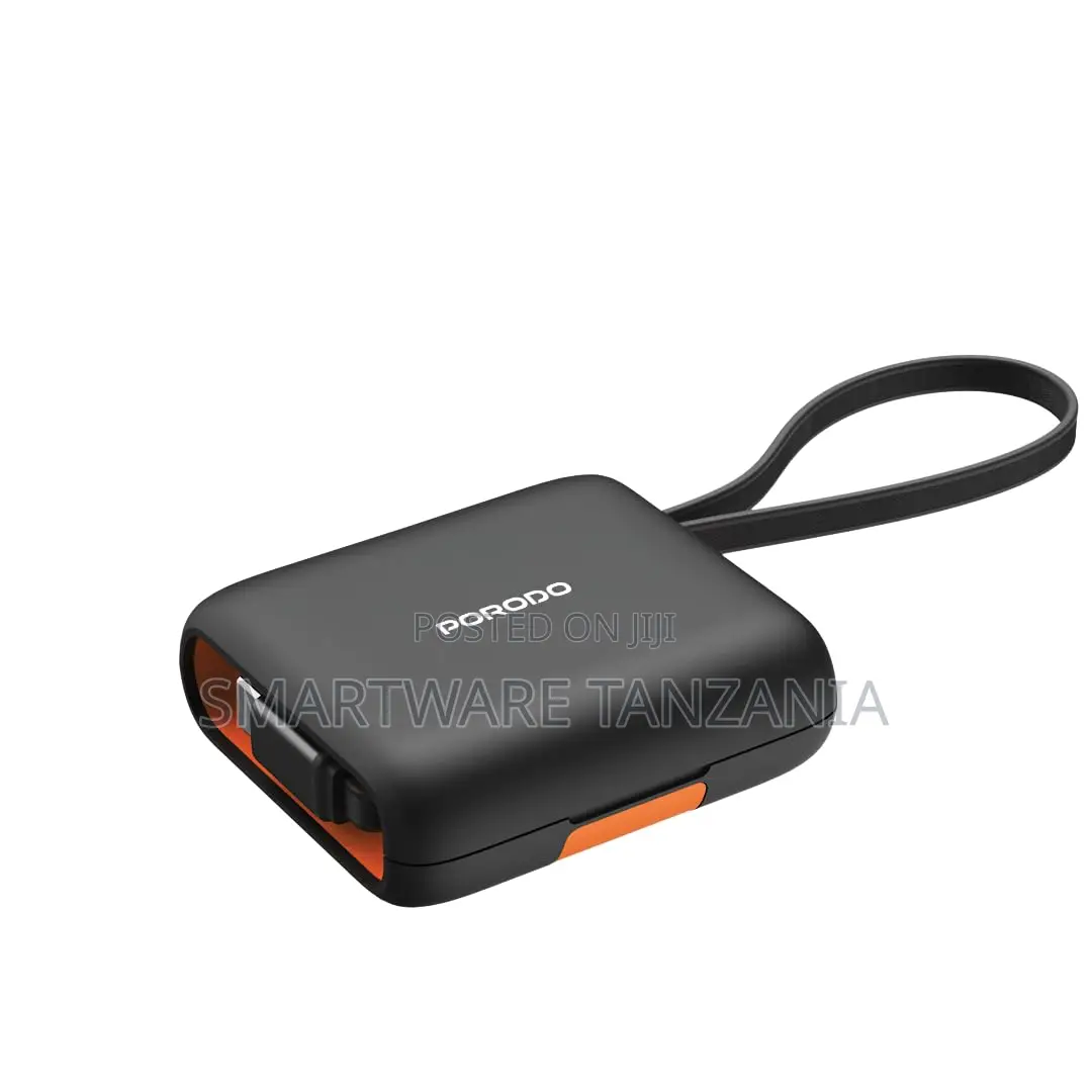 Porodo Multi Functional Travel Data Cable Set 60w Fast Charging Kit
