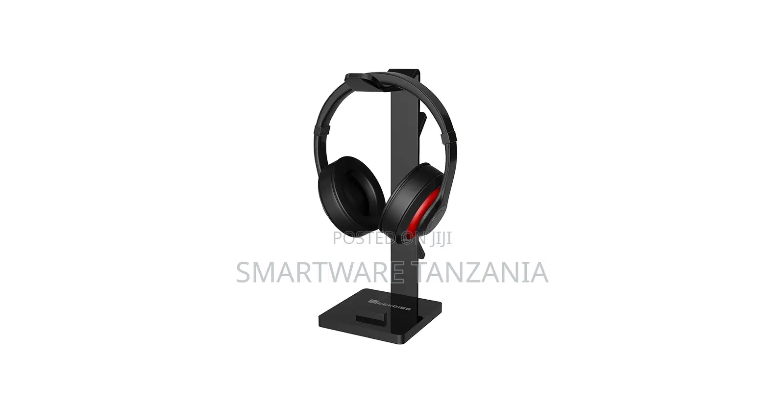 Gaming Headset Stand Desk Holder Black Red Gamer Headphones