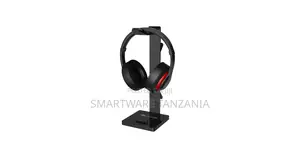 Gaming Headset Stand Desk Holder Black Red Gamer Headphones