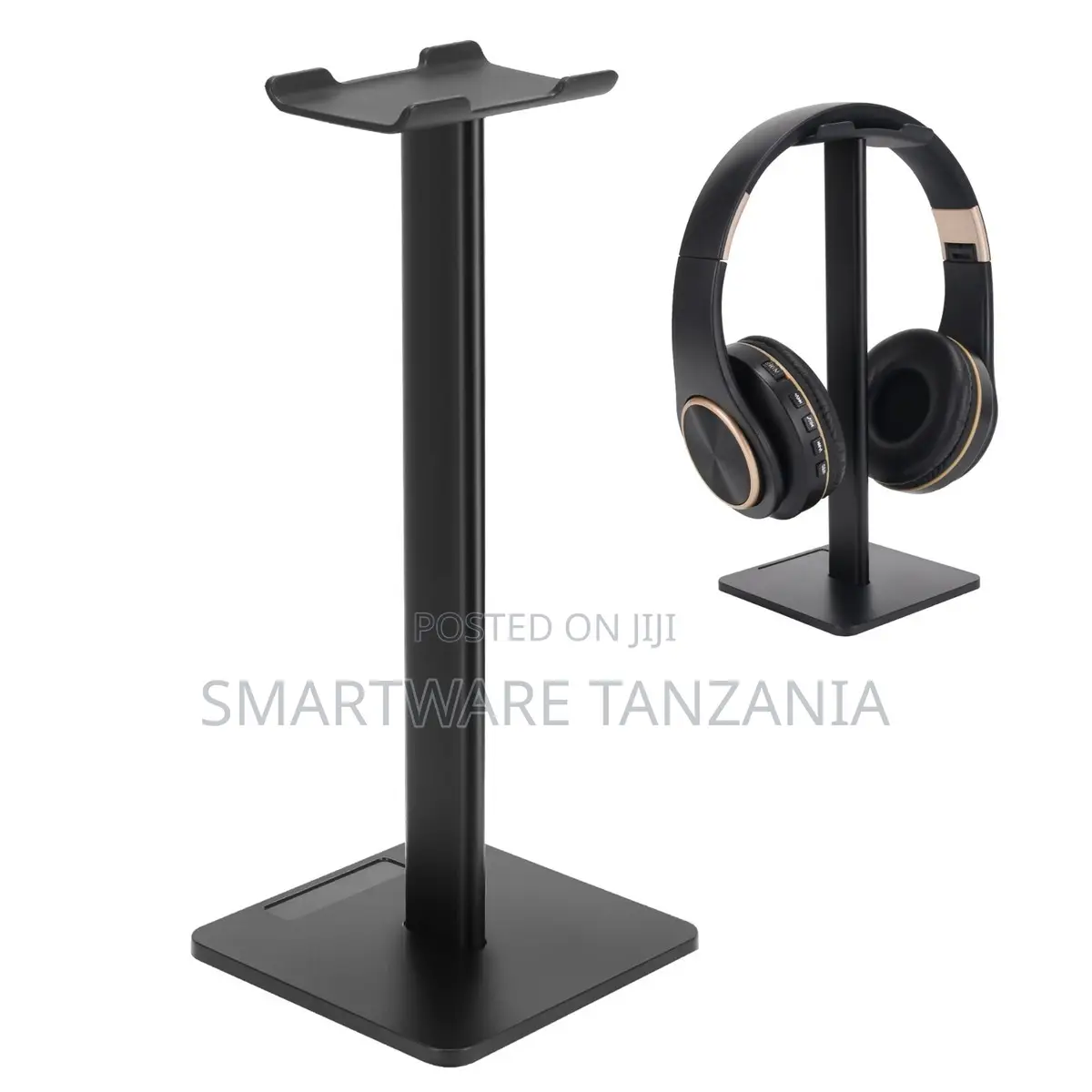 Black Aluminum Headphone Stand Hanger Desk Holder Universal