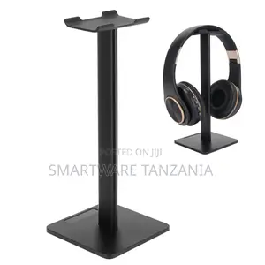 Black Aluminum Headphone Stand Hanger Desk Holder Universal