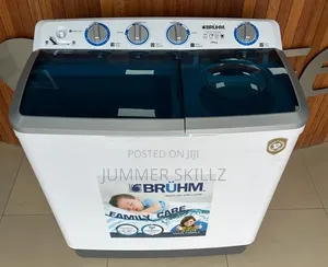 Bruhm Twin Tub Semi Automatic Washing Machine Bwt-070h (7kg) -