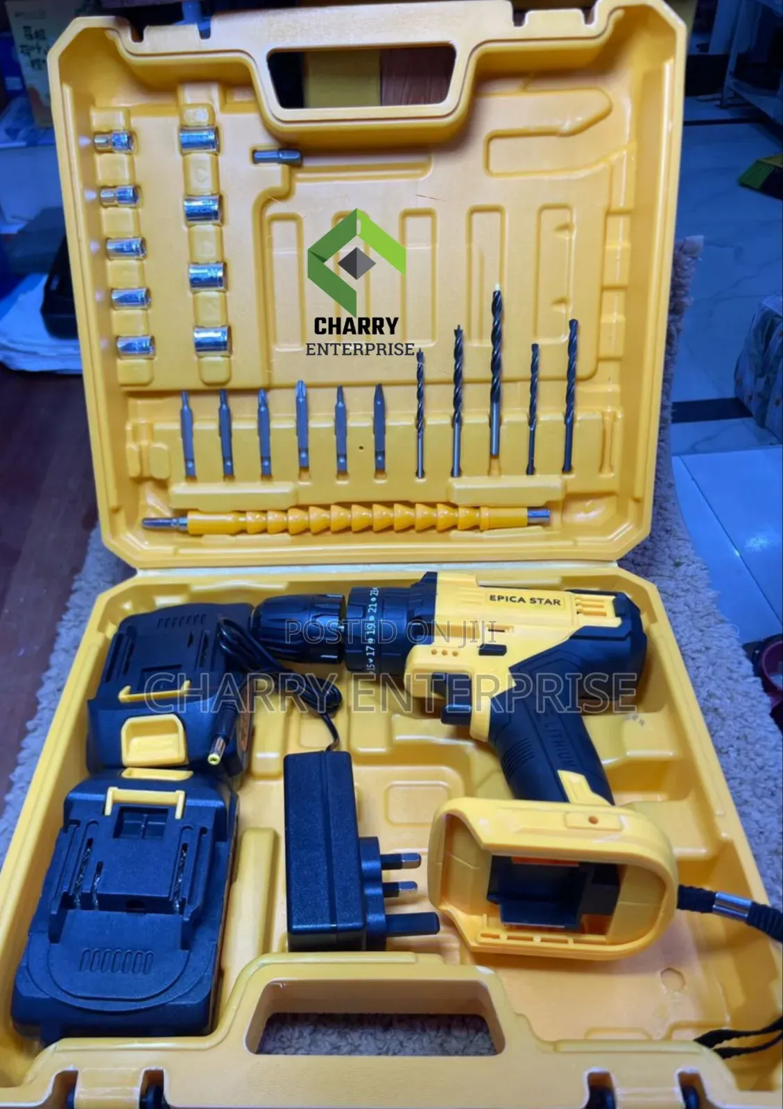 Epica Star Drill Ya Umeme Cordless Drill Ya Betri/ Battery 21v Li-Ion