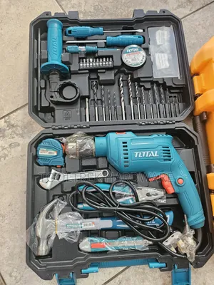 Total 115-Piece Toolkit With 680w Impact Drill