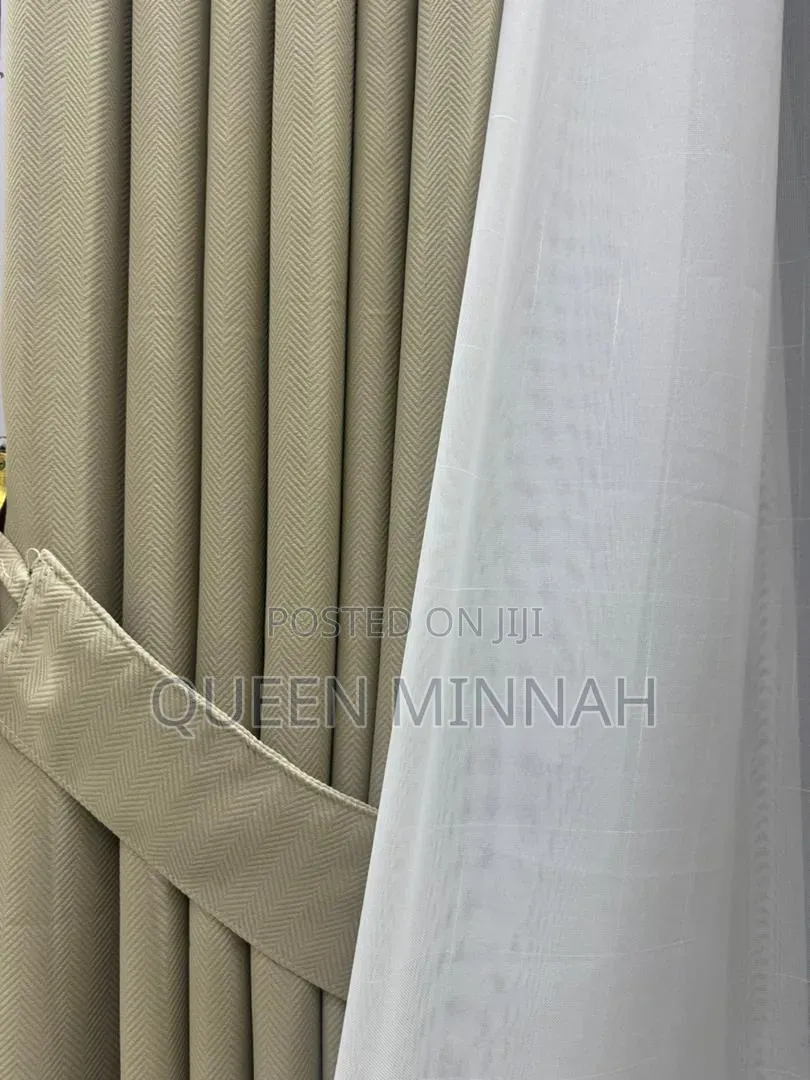 Dual-Layer Curtain Set