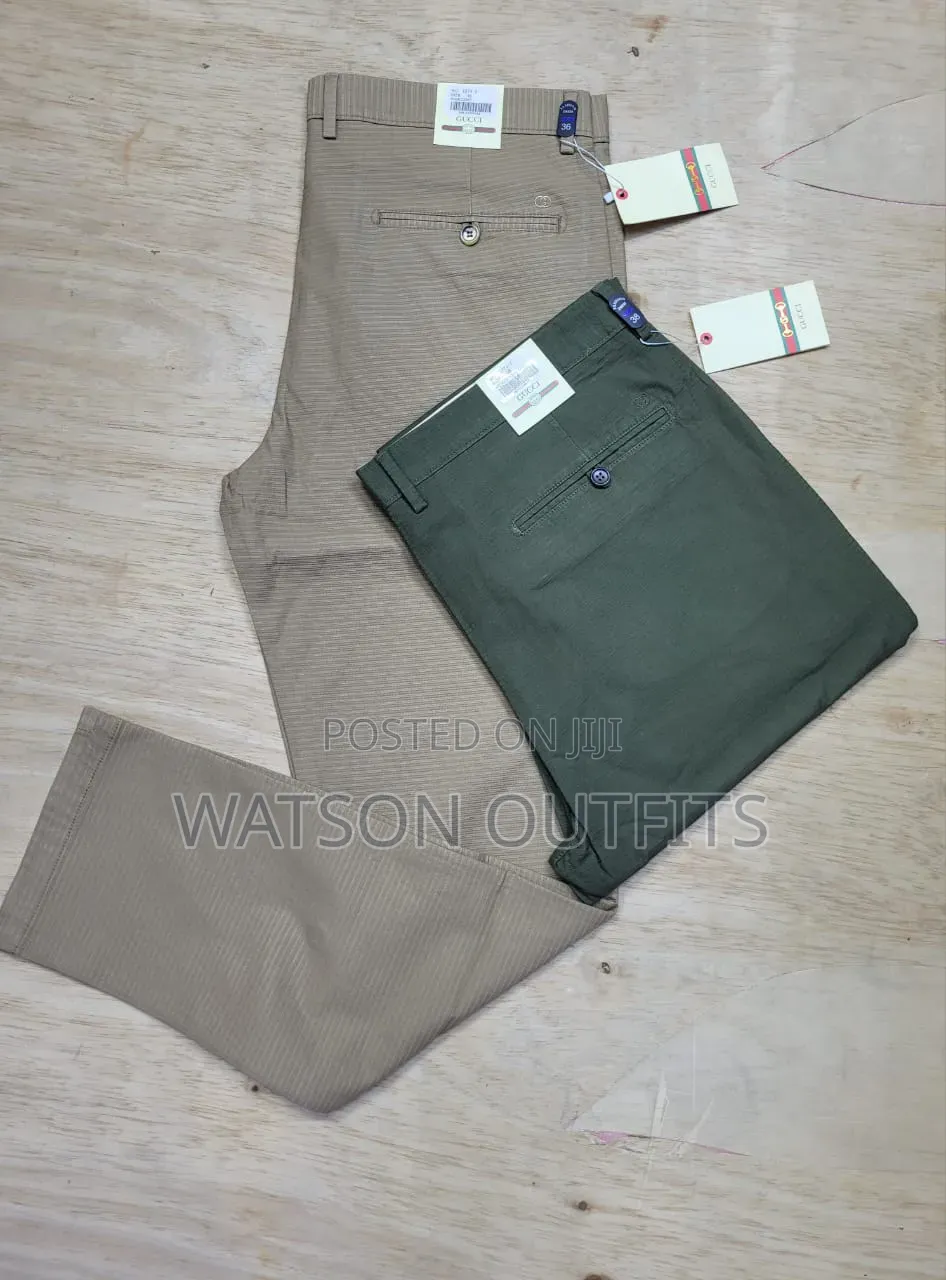 Men's New and Original Materials Dress Pants Smartly Branded