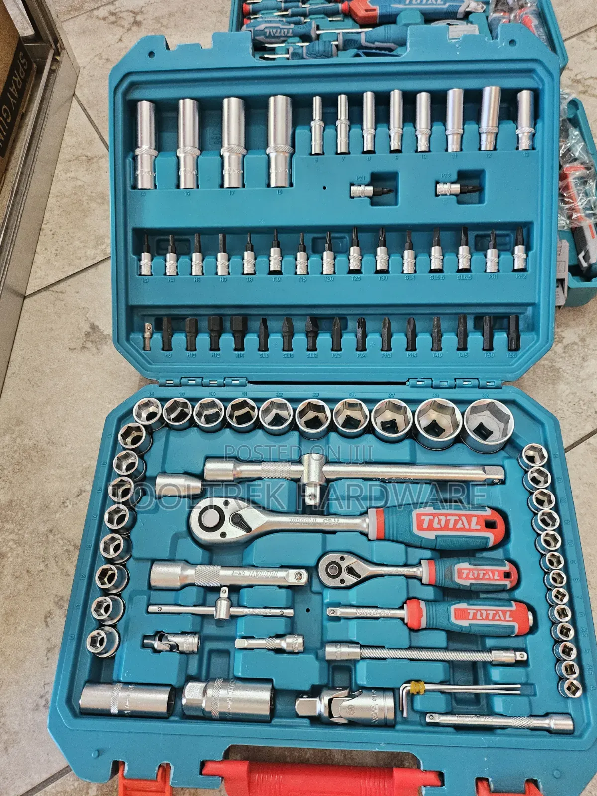 Total Tool Set 94pcs 1⁄4