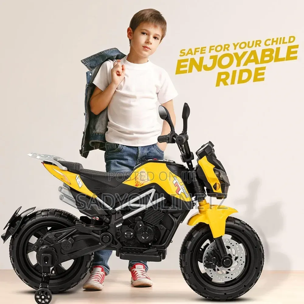Two Wheel Electric Kids Motorcycle 3-8year