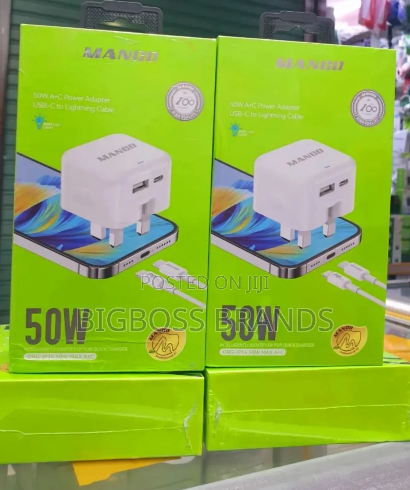 Mango Type C to Type C Fast Charger 50w