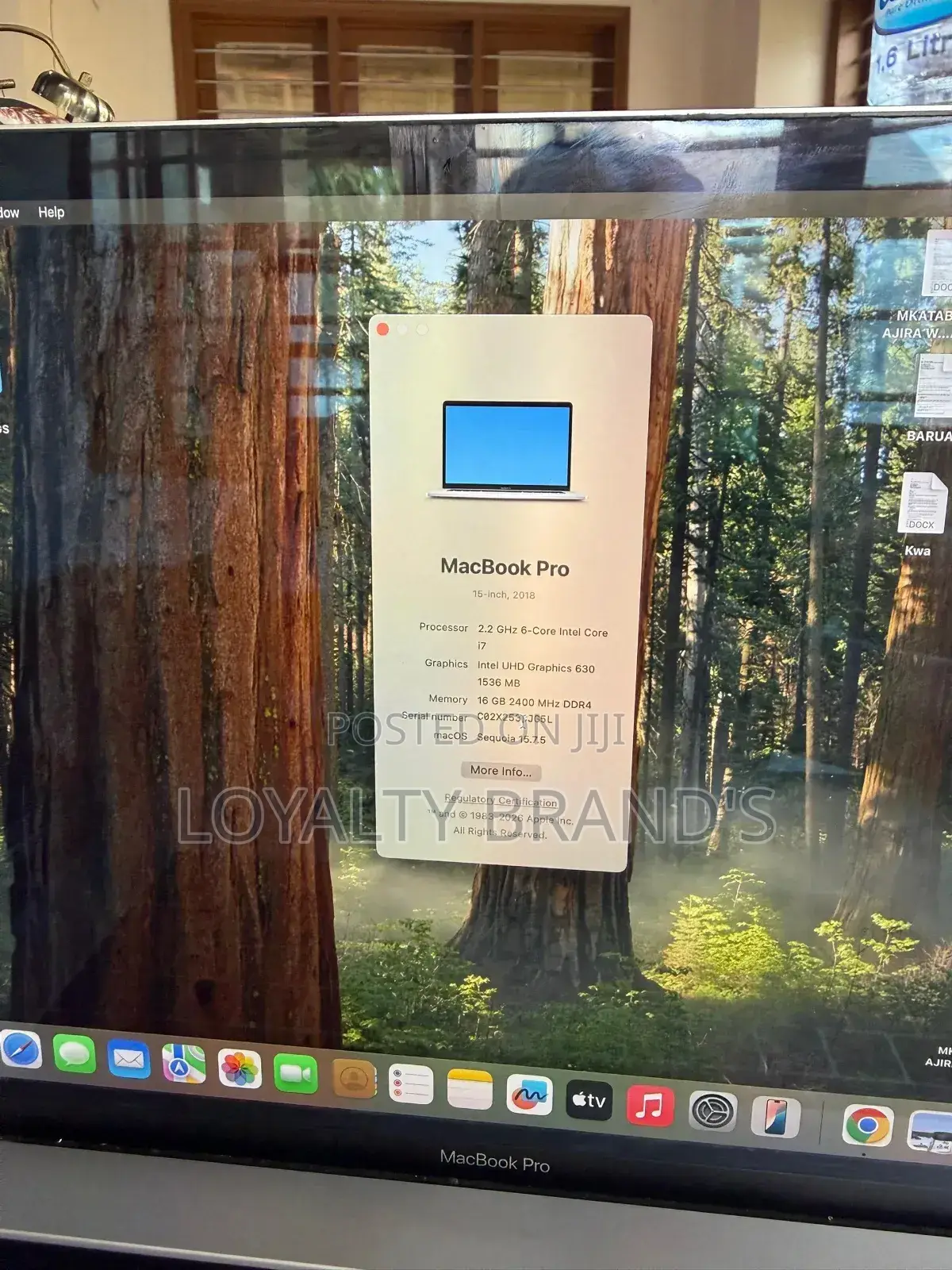 New Laptop Apple MacBook Pro 2018 16GB Intel Core i7 SSD 256GB