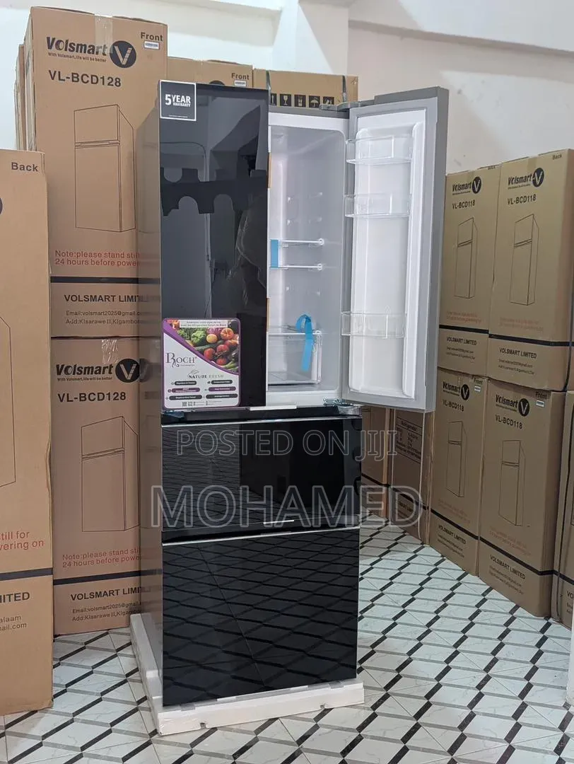  Roch Fridge 370 (298l) – Black Glass