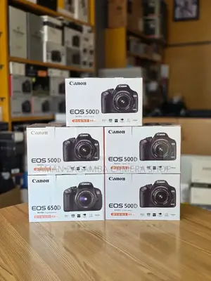 Canon 500d With 18-55m